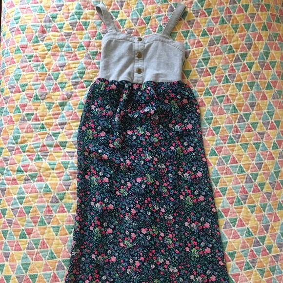 Cherokee Other - Cherokee girls floral and denim dress
